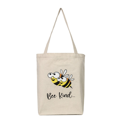 Bee Kind Canvas Cotton Tote Bag