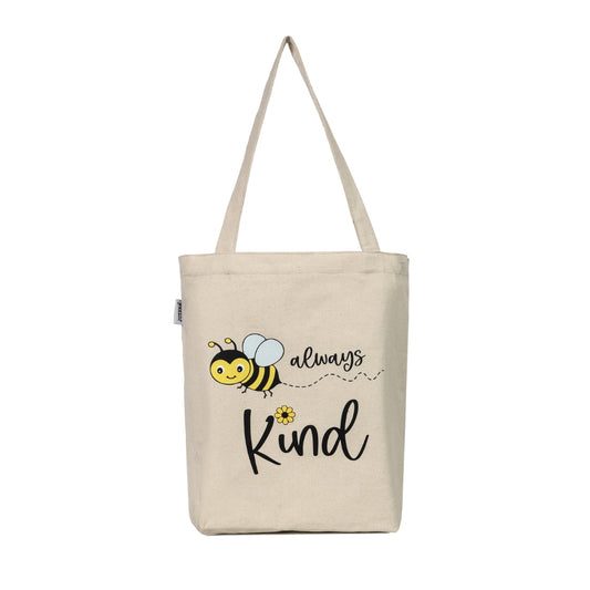 Bee Kind Canvas Cotton Tote Bag