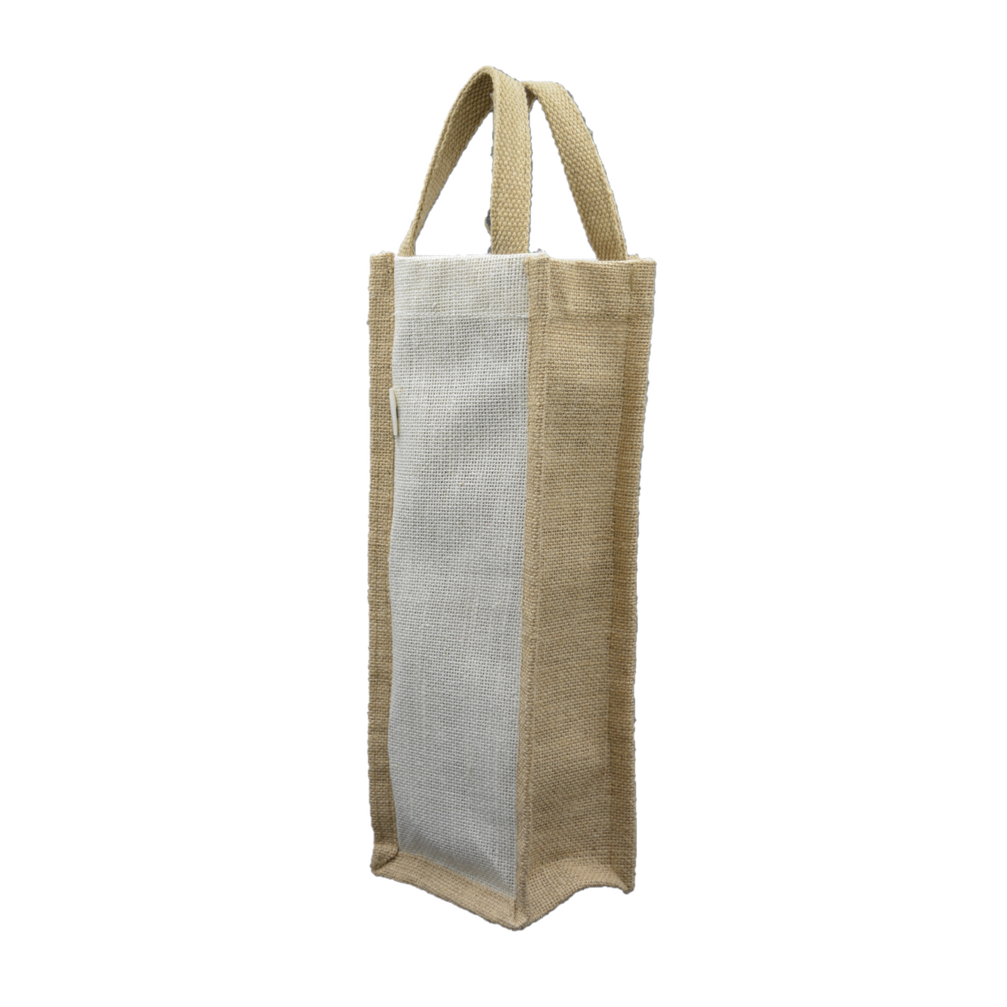 Blue & Green Jute Bottle Bag