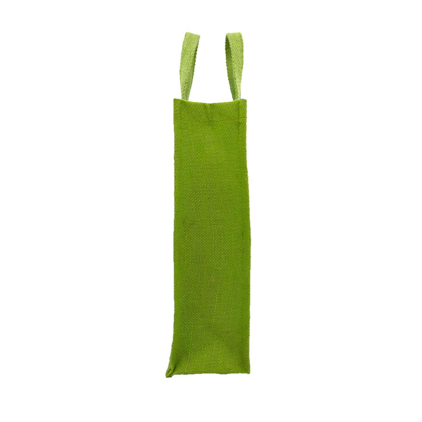 Blue & Green Jute Bottle Bag
