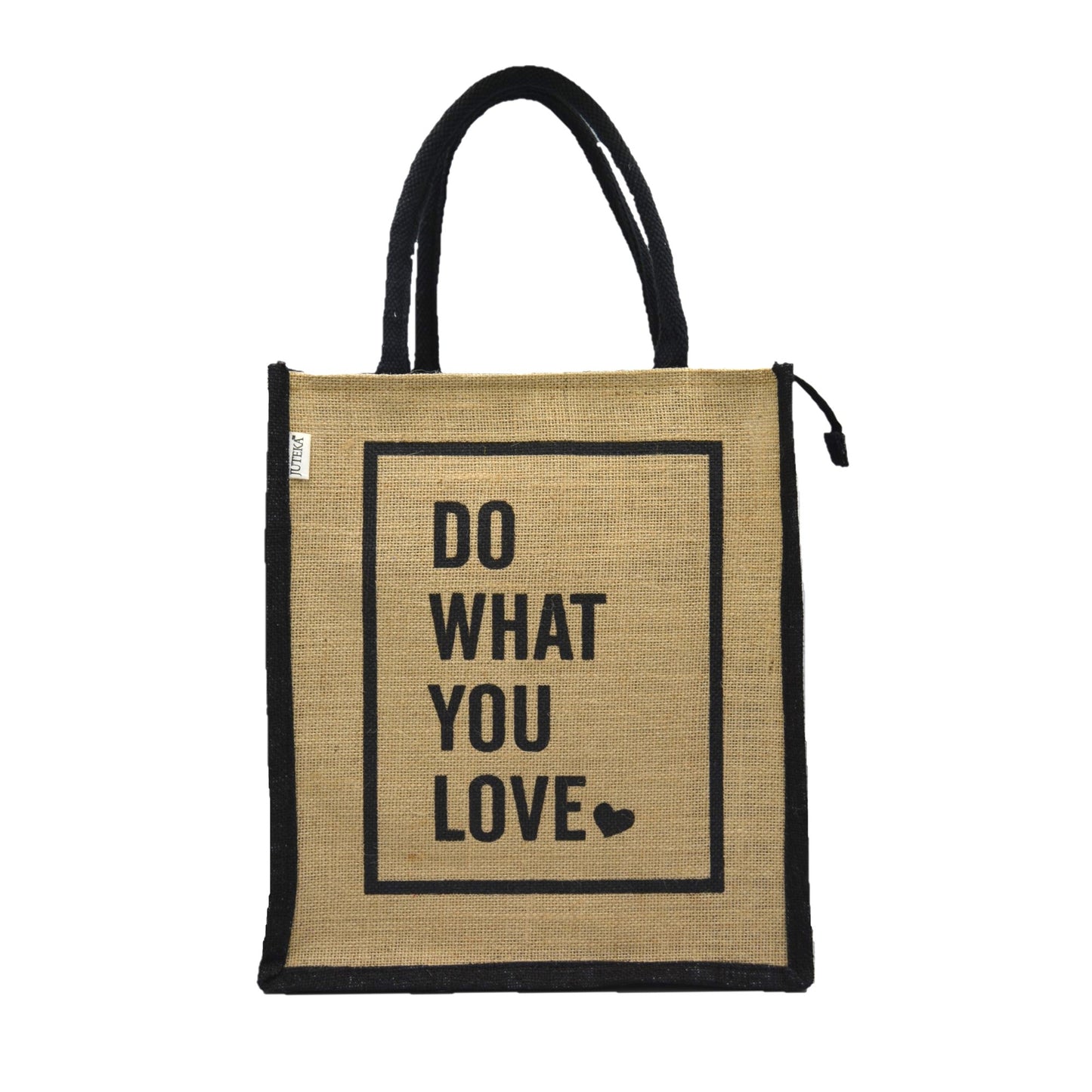 Jute Tote Bag – "Do What You Love"