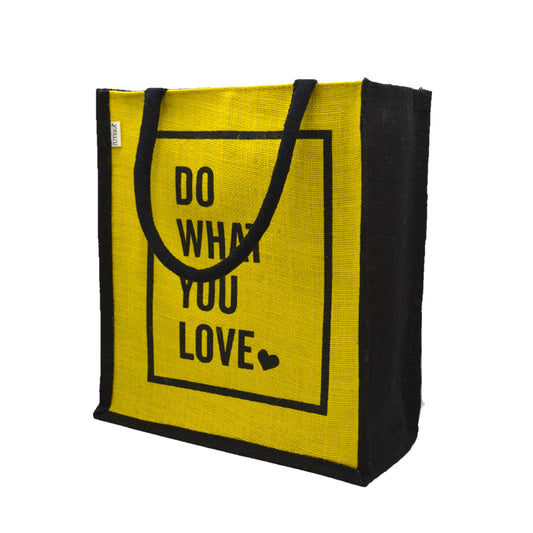 Jute Tote Bag – "Do What You Love"
