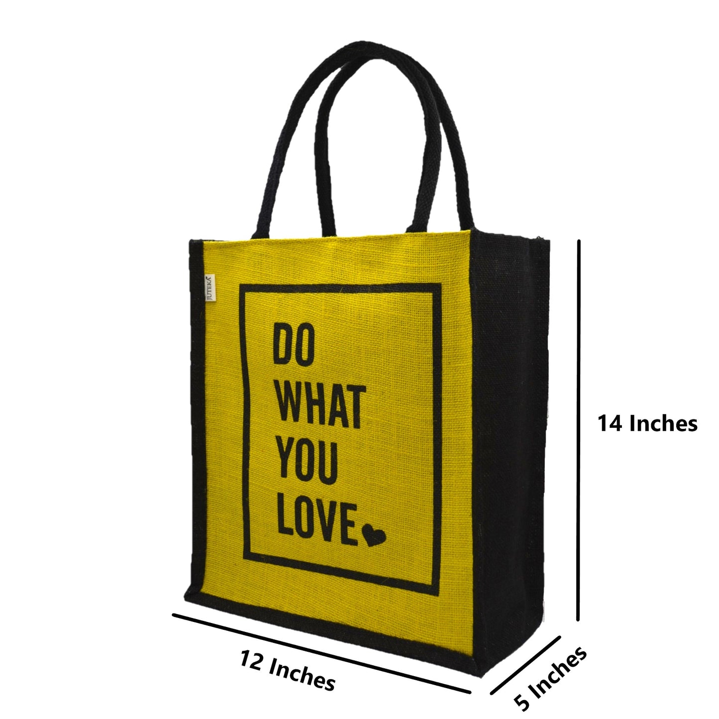 Jute Tote Bag – "Do What You Love"