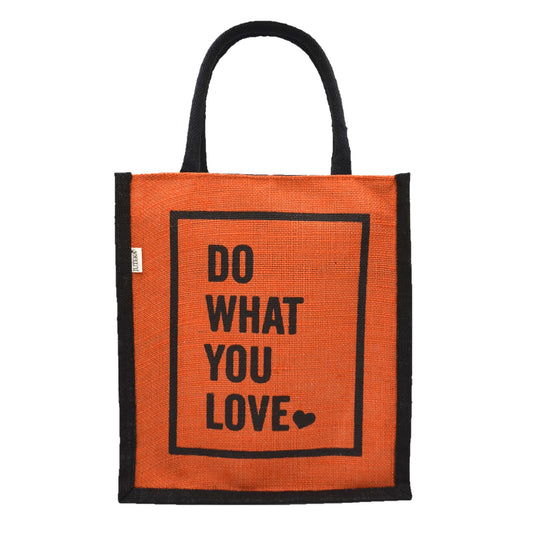 Jute Tote Bag – "Do What You Love"