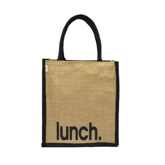 Jute Lunch Tote Bag