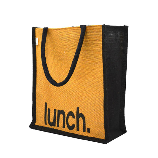Jute Lunch Tote Bag