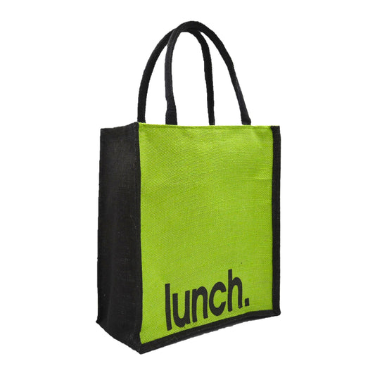 Jute Lunch Tote Bag