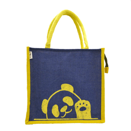 Jute Tote Bag (Panda)