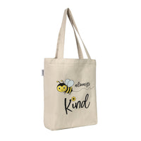 Bee Kind Canvas Cotton Tote Bag