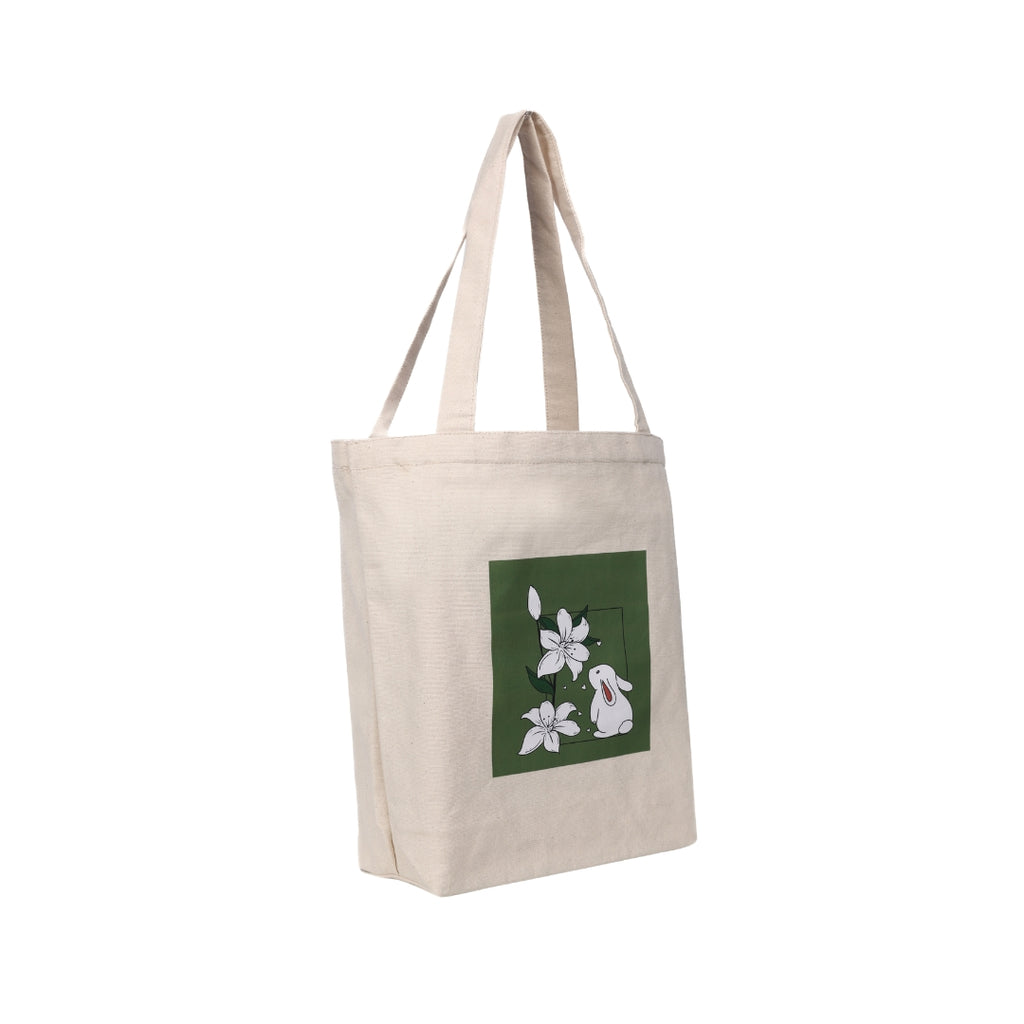 Cute Bunny, Cotton Tote Bag