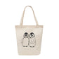 Cotton Tote Bag (Adorable Penguin Friends)