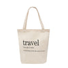 Cotton Tote Bag "Travel Definition"