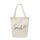 "Smile!" Cotton Tote Bag