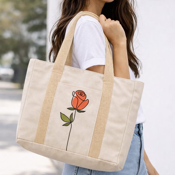 Rose Multipurpose Tote Bag