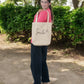 "Smile!" Cotton Tote Bag