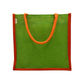 Classic Black Jute Tote Bag