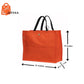 Jute Tote Bag with Button Closure