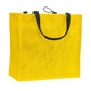 Jute Tote Bag with Button Closure
