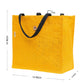 Jute Tote Bag with Button Closure