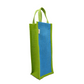 Blue & Green Jute Bottle Bag