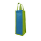 Blue & Green Jute Bottle Bag