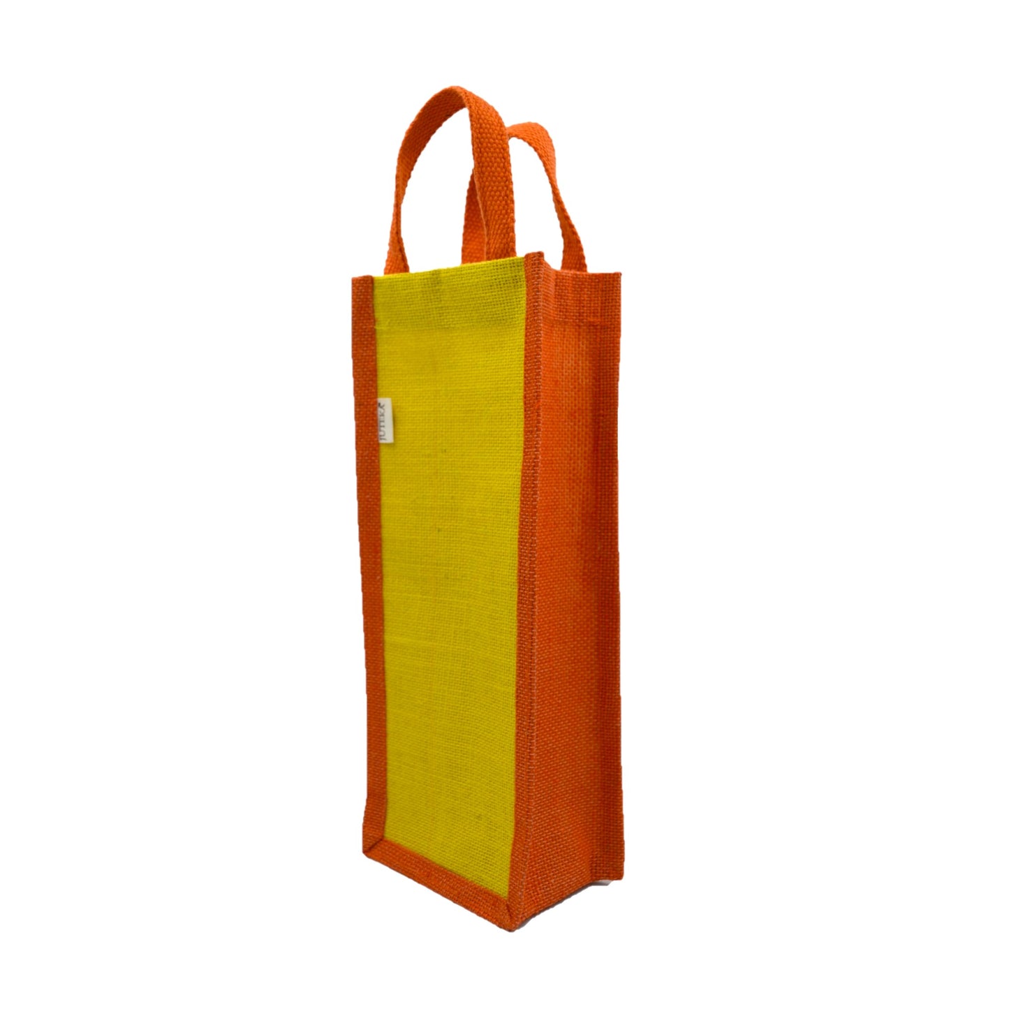 Yellow & Orange Jute Bottle Bag