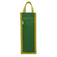 Blue & Green Jute Bottle Bag