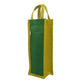 Green & Yellow Jute Bottle Bag