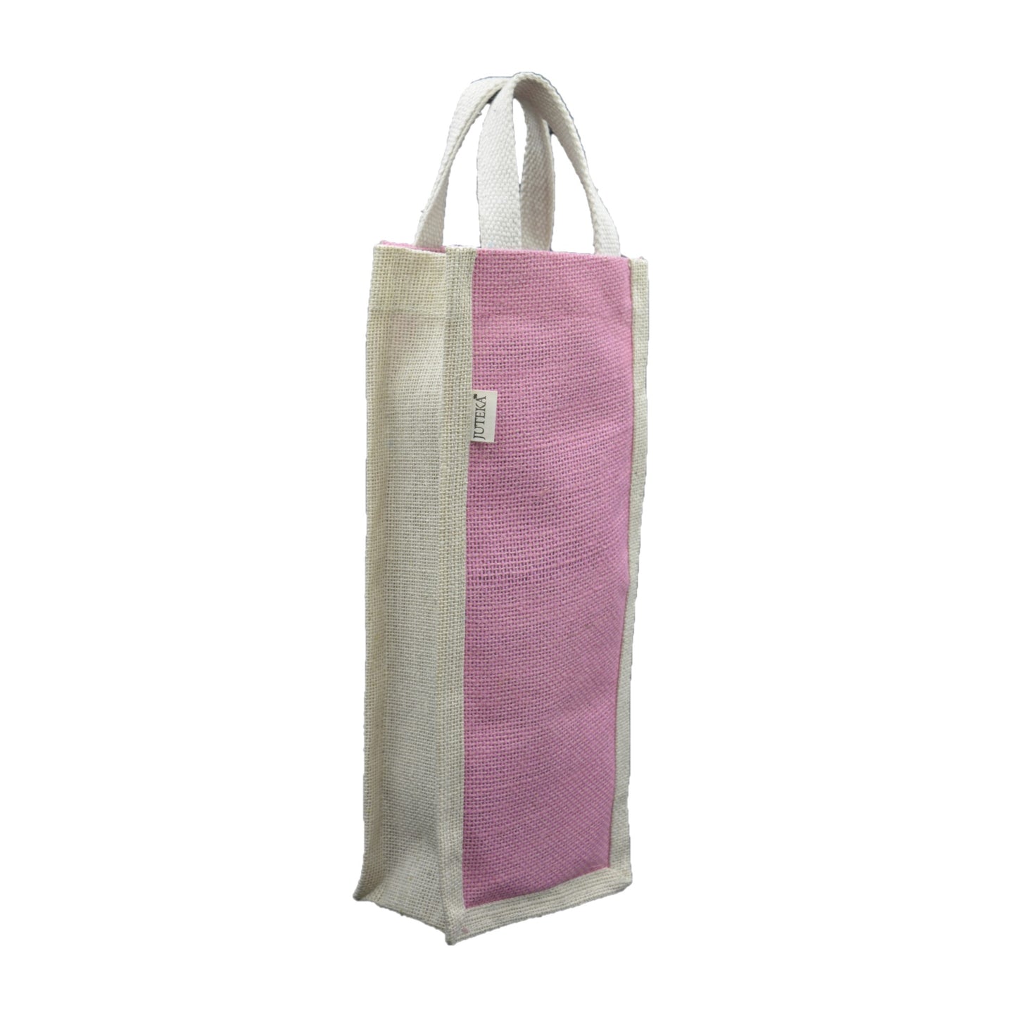 Blue & Green Jute Bottle Bag