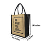 Jute Tote Bag – "Do What You Love"