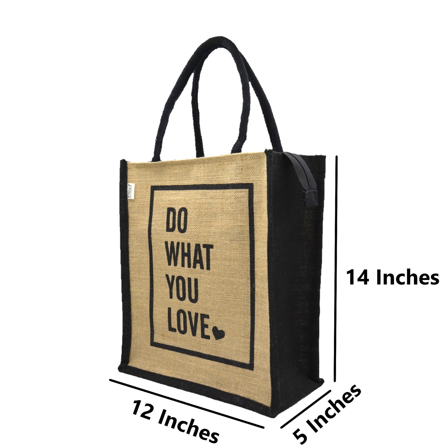 Jute Tote Bag – "Do What You Love"