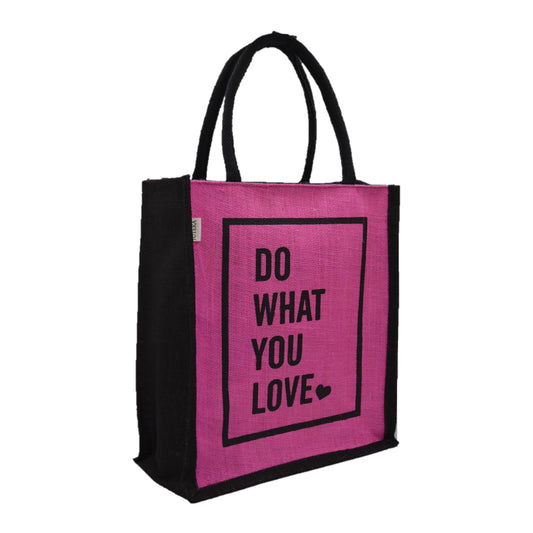Jute Tote Bag – "Do What You Love"