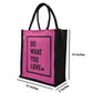 Jute Tote Bag – "Do What You Love"