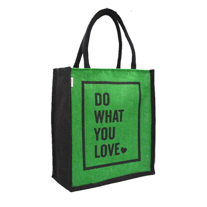 Jute Tote Bag – "Do What You Love"
