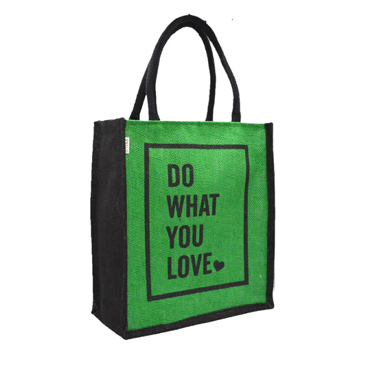 Jute Tote Bag – "Do What You Love"