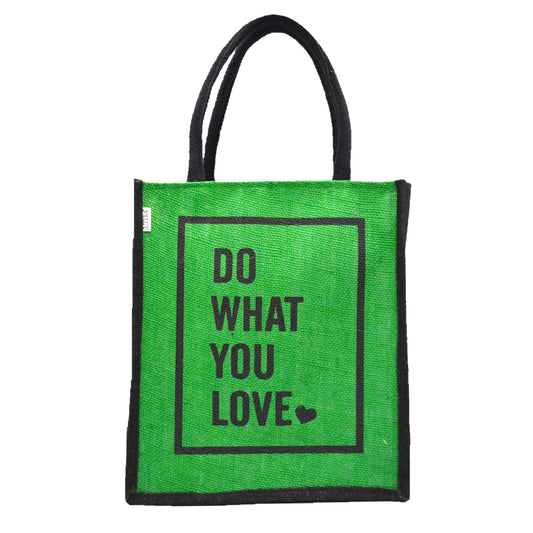 Jute Tote Bag – "Do What You Love"