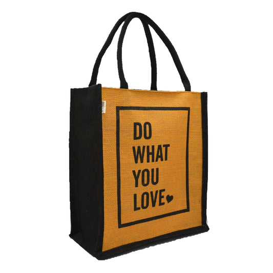 Jute Tote Bag – "Do What You Love"