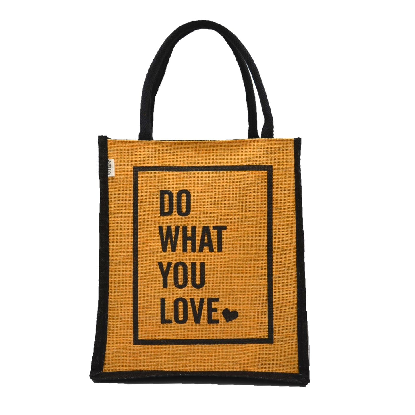 Jute Tote Bag – "Do What You Love"