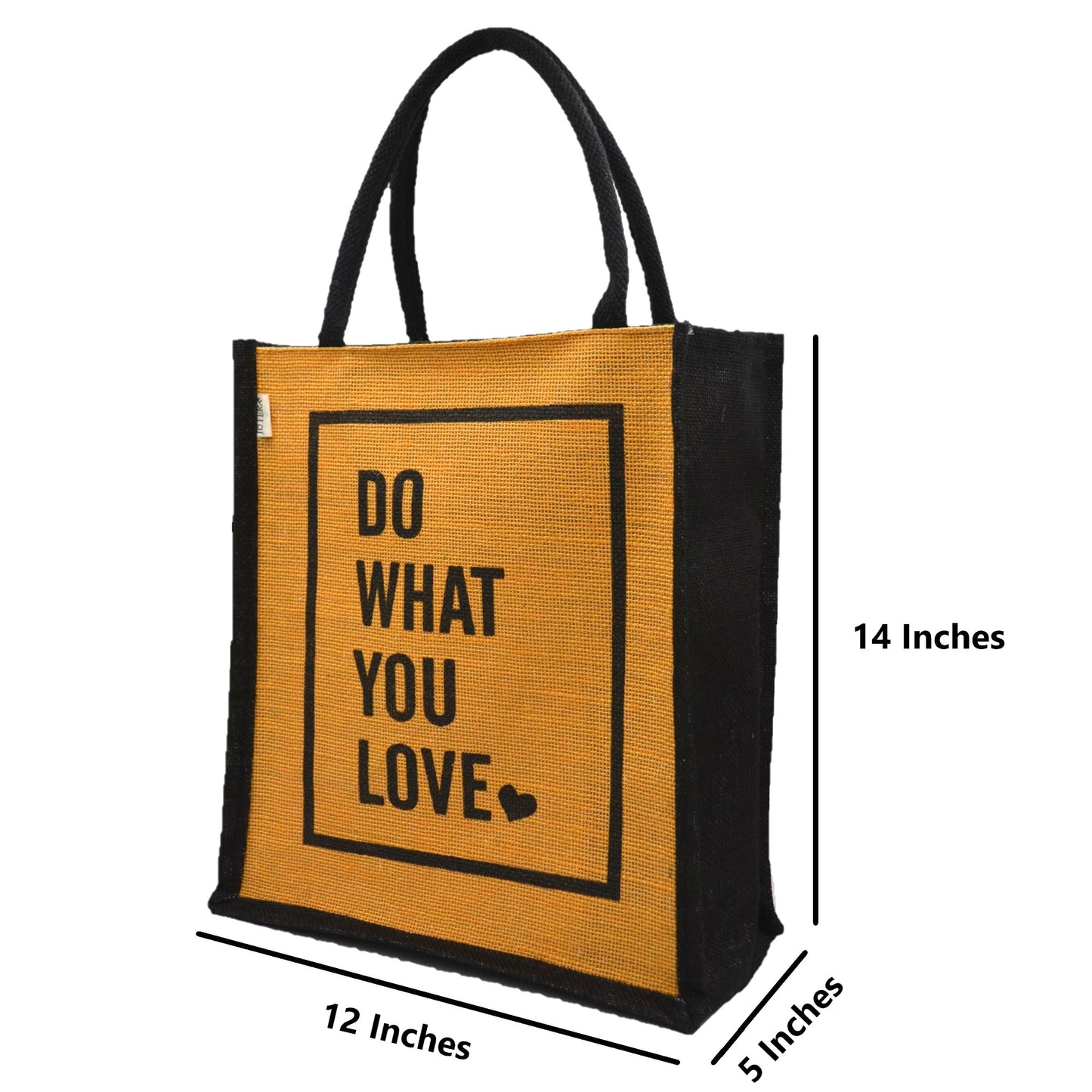 Jute Tote Bag – "Do What You Love"