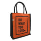 Jute Tote Bag – "Do What You Love"