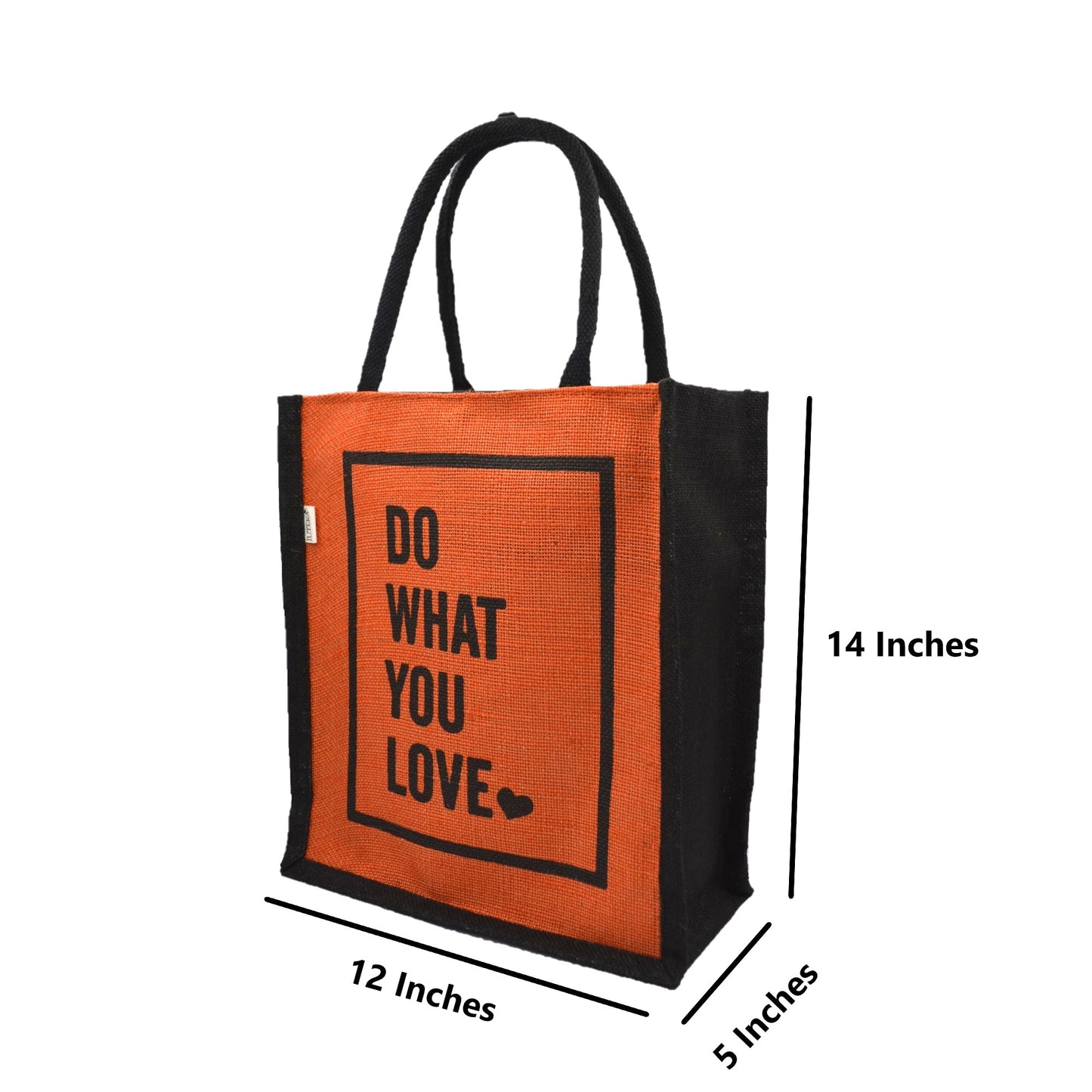 Jute Tote Bag – "Do What You Love"