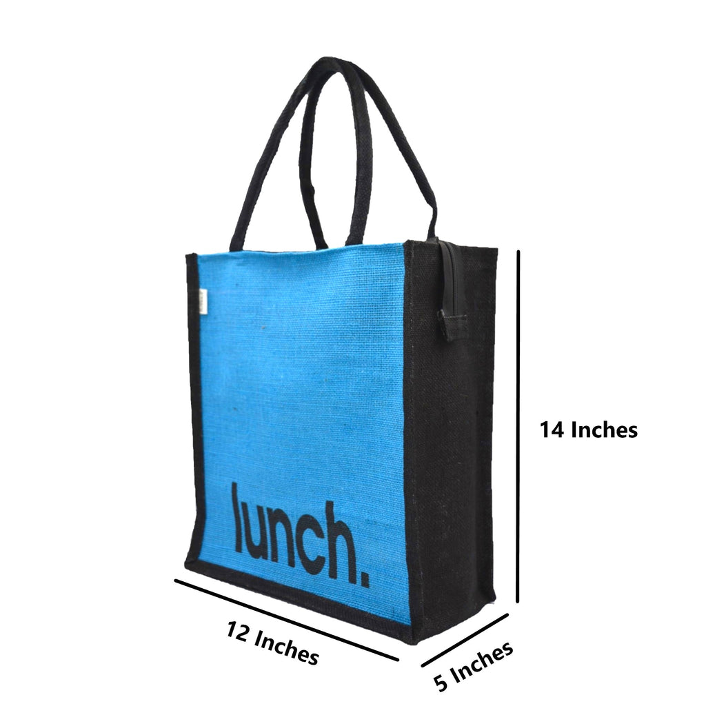 Jute Lunch Tote Bag