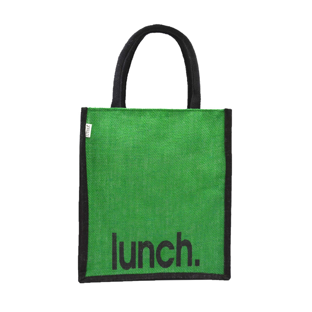 Jute Lunch Tote Bag