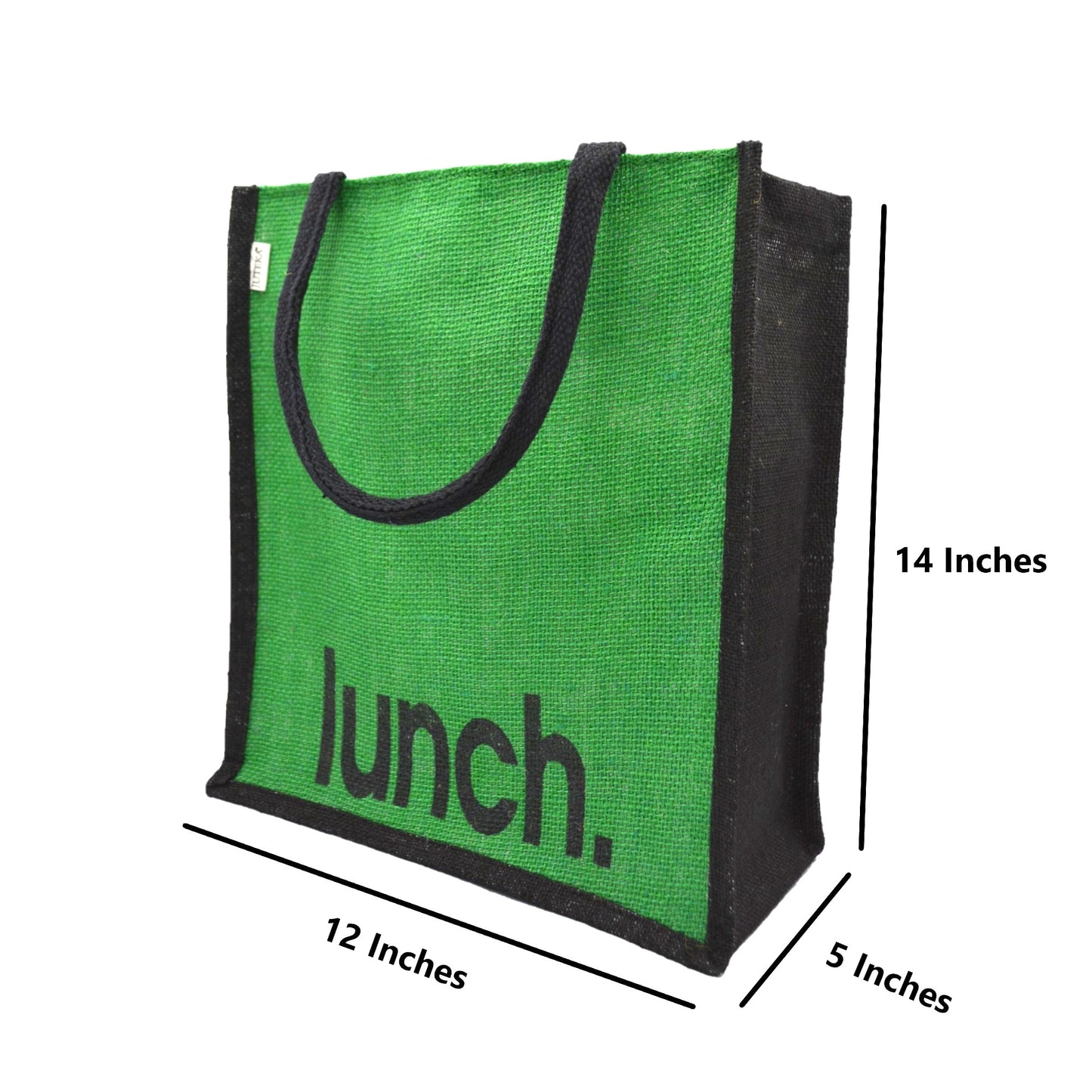 Jute Lunch Tote Bag