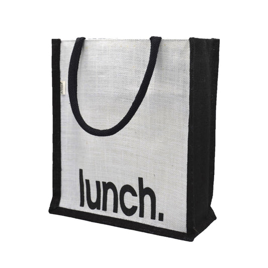 Jute Lunch Tote Bag