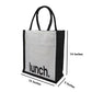 Jute Lunch Tote Bag