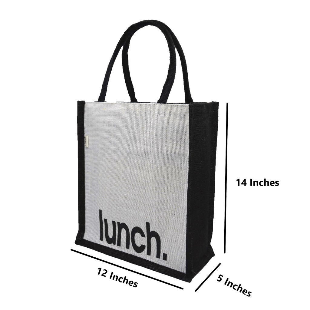 Jute Lunch Tote Bag
