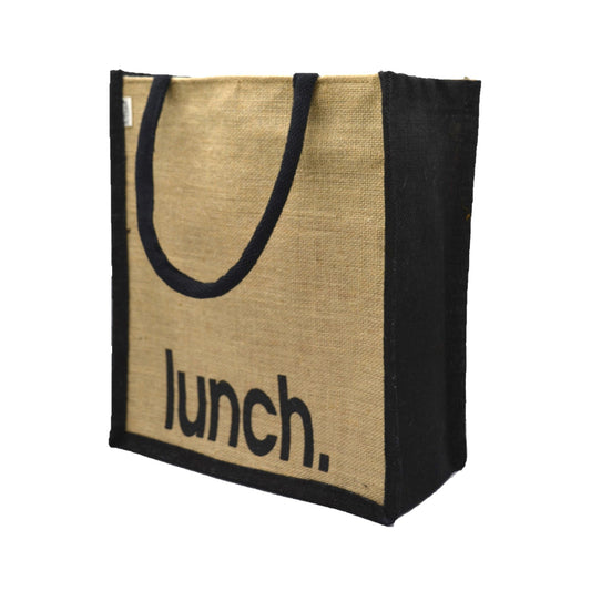 Jute Lunch Tote Bag