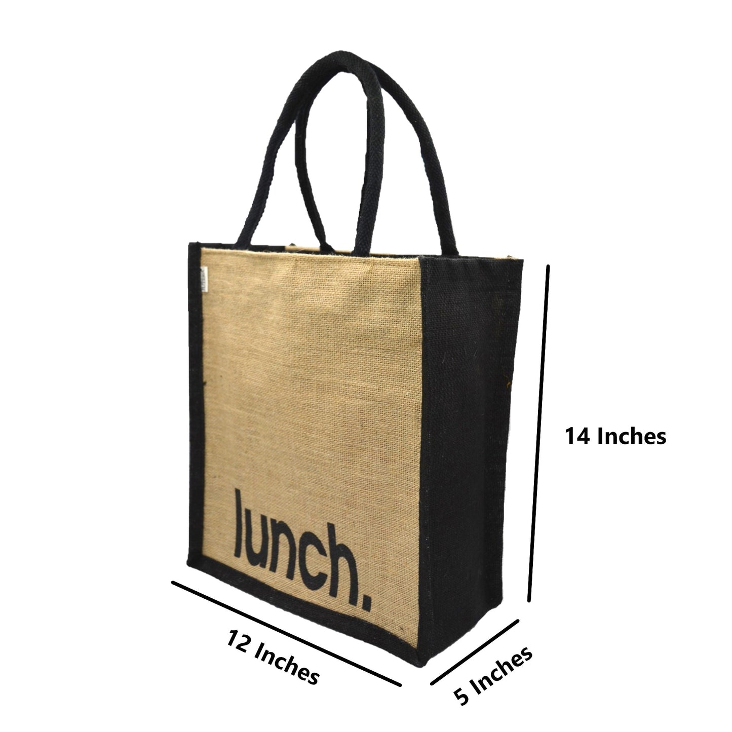 Jute Lunch Tote Bag