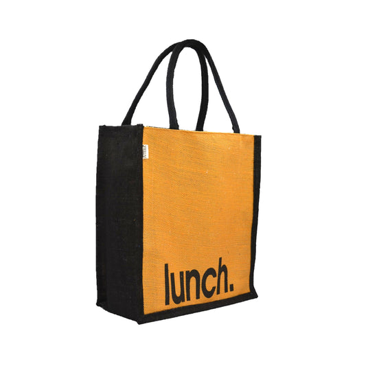 Jute Lunch Tote Bag
